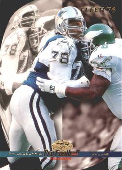 Leon Lett Dallas Cowboys 1996 Fleer NFL Pro Football Previews #186
